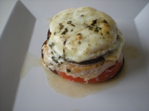 Millefeuille de Porc, Tomate, Aubergine, Mozzarella - image 1