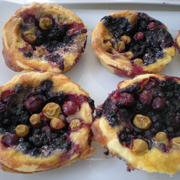 Tartelettes Raisins, Myrtilles