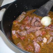 Epaule d'Agneau à l'Etouffée