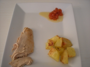 Pintade, Pommes de terre, Physalis - image 3