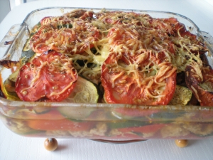 Mille-Feuille de Tomates, Courgettes, Viande - image 2