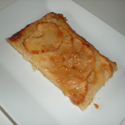 Carré Feuilleté aux Pommes et Amandes