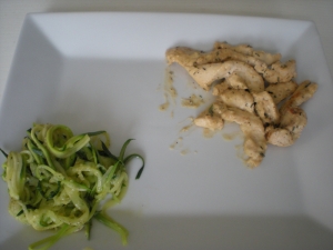 Aiguillettes de Poulet et Linguines de Courgette - image 2