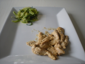 Aiguillettes de Poulet et Linguines de Courgette - image 3