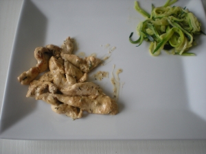 Aiguillettes de Poulet et Linguines de Courgette - image 4