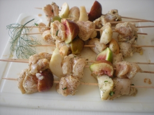 Brochettes de Poulet aux Fruits - image 1