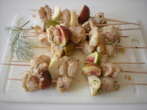 Brochettes de Poulet aux Fruits - image 2