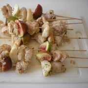 Brochettes de Poulet aux Fruits