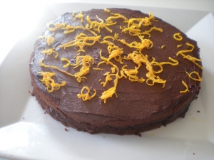 Gâteau au Chocolat et Jus d'Orange - image 1