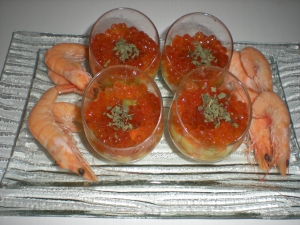 Verrrines "de Crevettes aux Oeufs de Saumon" - image 5
