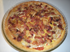 Tarte aux Tomates, Lardons, Fromage de Chèvre - image 2