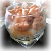 Recette Verrines de "Crabe, Crevettes, Saumon au Citron Caviar" (Entrée - Gastronomique)