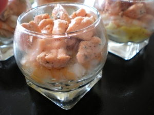 Verrines de "Crabe, Crevettes, Saumon au Citron Caviar" - image 5