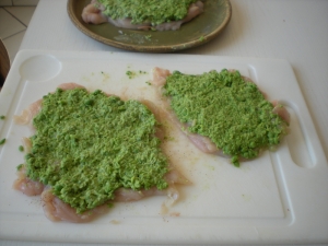 Roulé d'Escalope de Poulet et Petits Pois - image 3