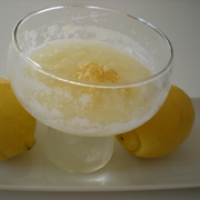 Verrines "Sorbet au Citron"