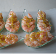 Crevettes au Citron Caviar