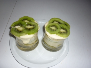 Verrines "Tiramisu aux Kiwis au Mascarpone" - image 1