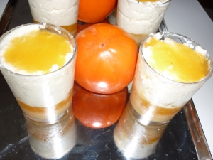 Panna Cotta de Kaki sur lit de Caramel - image 4