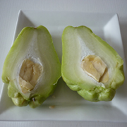 Chayote aux Lardons