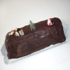 Recette Bûche aux Marrons et Chocolat Noir (Noël 2009) (Dessert - Cuisine familiale)