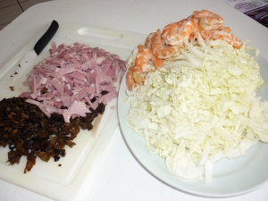 Potage aux Chou Chinois, Crevettes, Champignons Noirs - image 4