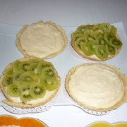 Tartelettes au Chocolat Blanc et Kiwis