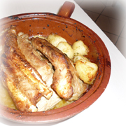 Poitrine de Porc, Pommes de Terre Caramélisées (Travers de Porc)