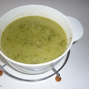 Potage aux Queues d'Asperges Vertes