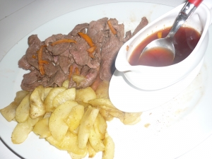 Magret de Canard au pommes Sauce à l'Orange Caramélisée - image 2