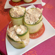 Courgettes Roulées au Thon