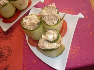 Courgettes Roulées au Thon - image 1