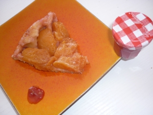 Tatin aux Nectarines et Gelée de Groseilles - image 1