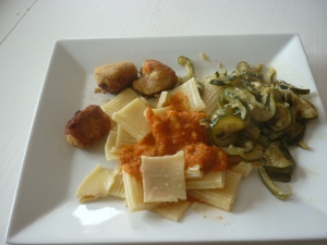 Boulettes de Poulet aux Paccheri et Courgettes - image 3