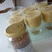 Verrine "Mousse au Caramel et Chocolat Blanc"