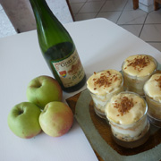 Verrines "Tiramisu de Pommes au Cidre"