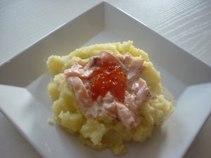 Ecrasé de Pommes de Terre au Saumon Fumé et Oeufs de Saumon - image 5