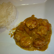 Crevettes au Miel et Curry