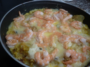 Pommes de Terre au Bleu du Vercors et Crevettes - image 4