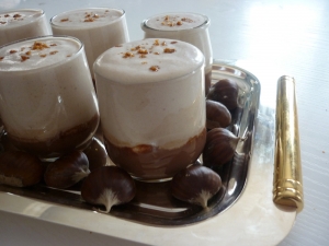 Verres Chocolat-Mousse de Crème aux Marrons - image 3