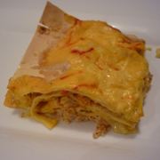 Lasagnes au Saumon et Crevettes