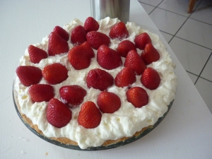 Tarte à la Rhubarbe + Fraises - image 2