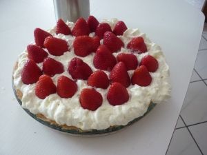 Tarte à la Rhubarbe + Fraises - image 3