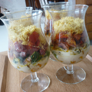 Verrine "Crumbles de Légumes au Tamié"