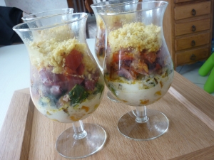 Verrine "Crumbles de Légumes au Tamié" - image 1