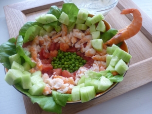 Concombre, Crevettes, Tomates, - image 5