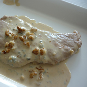 Escalopes Sauce à la Crème + Bleu du Vercors