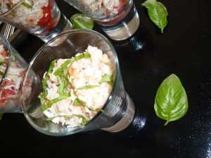 Verrines " Tomates, Crabe, Mousse d'Avocats" - image 3