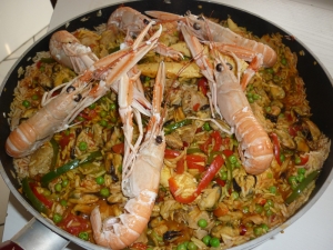 Paëlla au Poulet, Langoustines,... - image 3