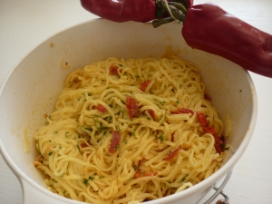 Spaghettis au Piment d'Espelette - image 1