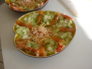Salade de Concombre, Crabe, et Saumon - image 4